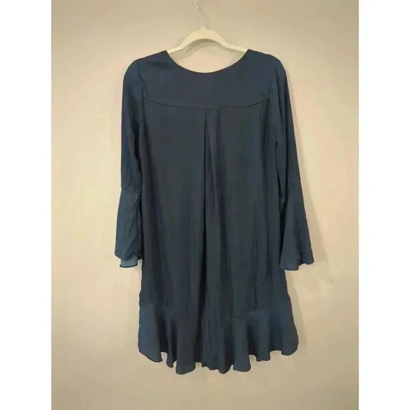 Maeve Anthropologie Dress V-Neck Bell Sleeve A-Line Size M - Picture 7 of 10